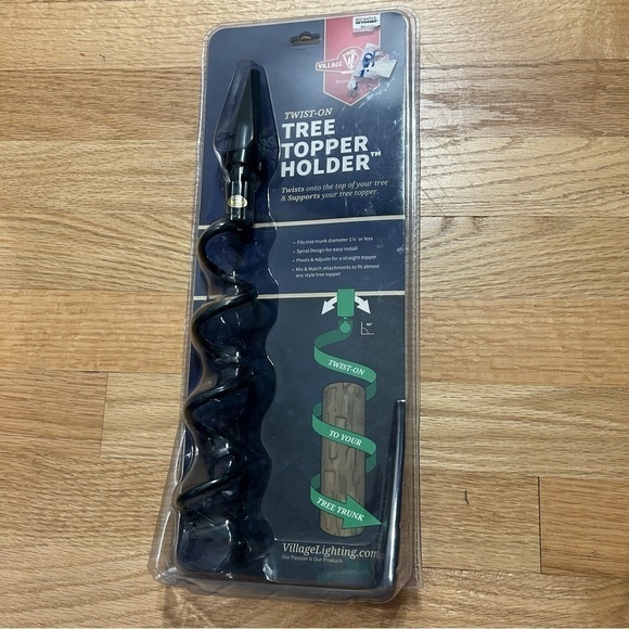 Tree Topper Holder Christmas Tree Decoration NEW Twist On Village Lighting - Picture 1 of 3